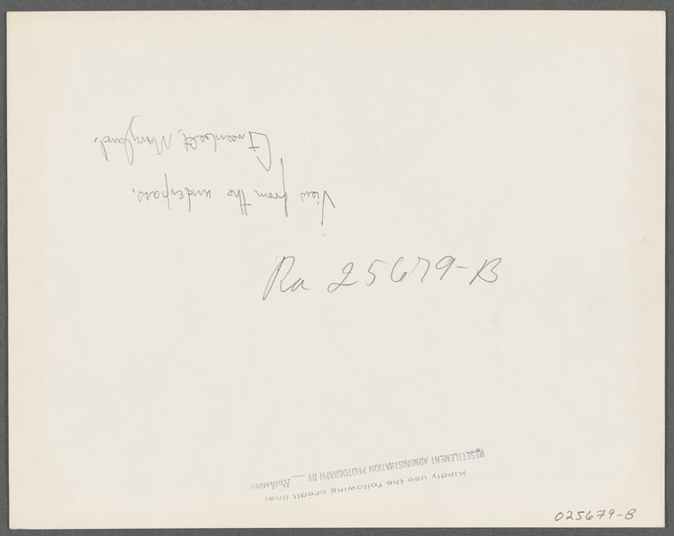 View from the underpass, Greenbelt, Maryland