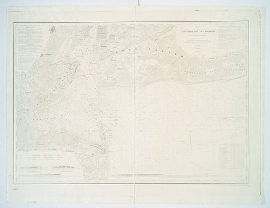 Map of New-York Bay and Harbor and the environs