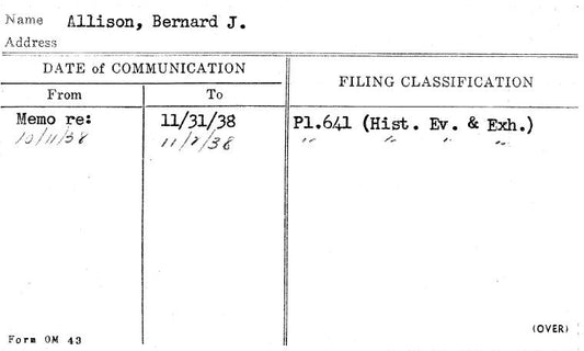 Allison, Bernard J.