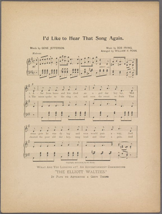 I'd like to hear that song again