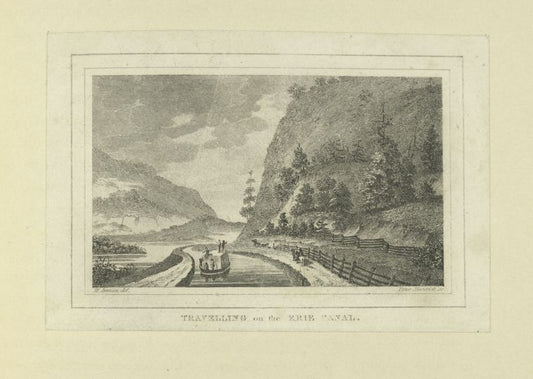 Travelling on the Erie Canal.