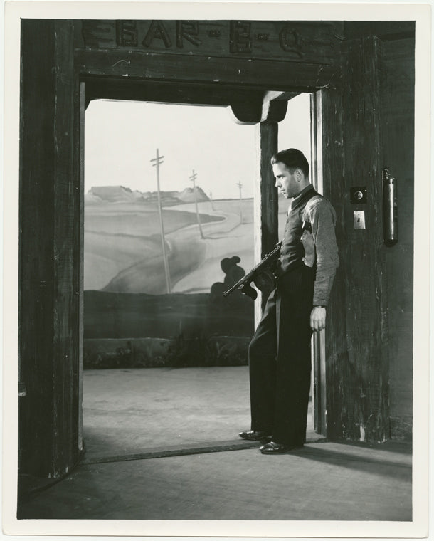 Humphrey Bogart in the stage production The Petrified Forest