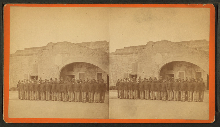 Kiowa, Comanchee, and Caddoe Indians, confined in Fort Marion. St. Augustine, Florida.