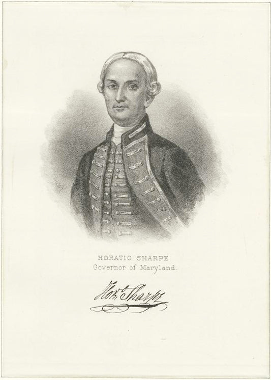 Horatio Sharpe, Governor of Maryland.