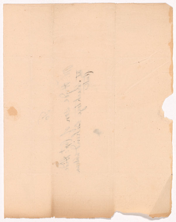 Yates, Abraham, Junr., addressed to Mr. Hyde, son of Capt. Hide at Sarachtoge, behind Walran Clute