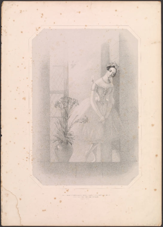 La sylphide; souvenir d'adieu de Marie Taglioni