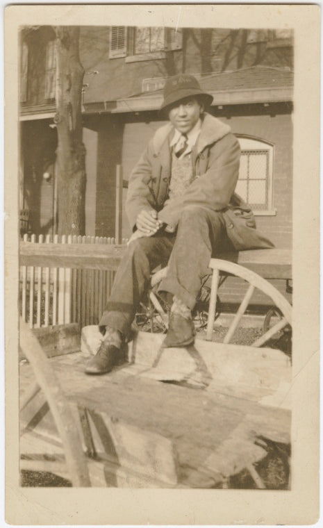 Langston Hughes as a student at Lincoln University, Pennsylvania