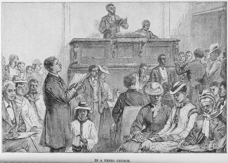 In a Negro Church.