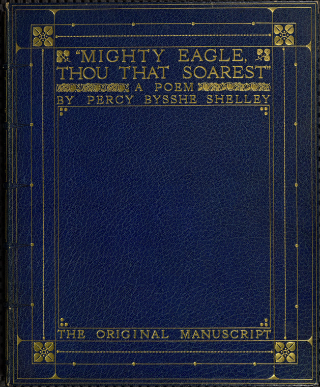 Holograph poem, "Mighty Eagle"