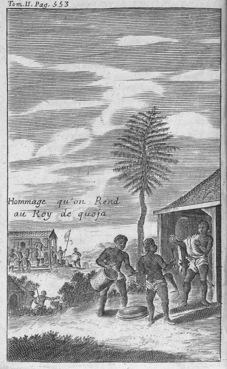 Hommage qu'on Rend au Roy de quoja.