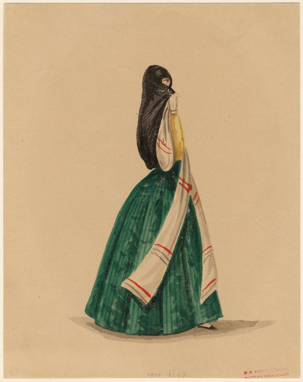 Peruvian woman with covered face