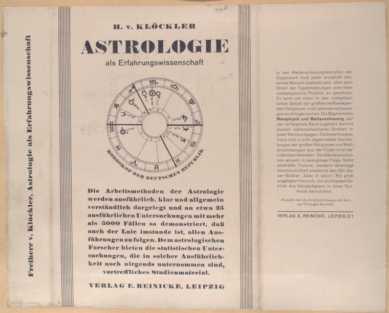Astrologie als Erfahrungswissenschaft.
