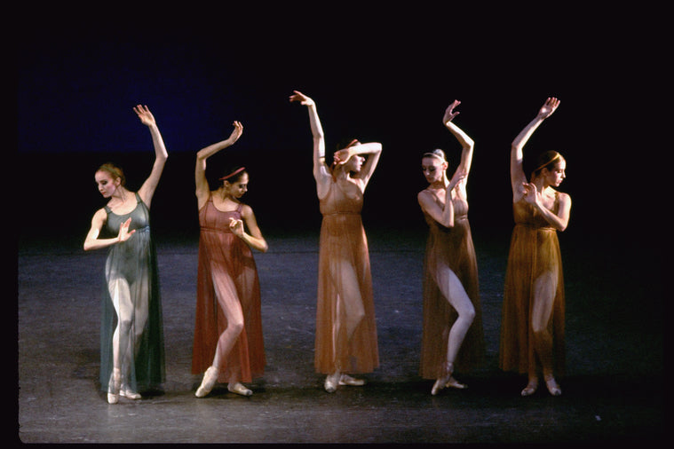 New York City Ballet production of "Antique Epigraphs", choreography by Jerome Robbins (New York)