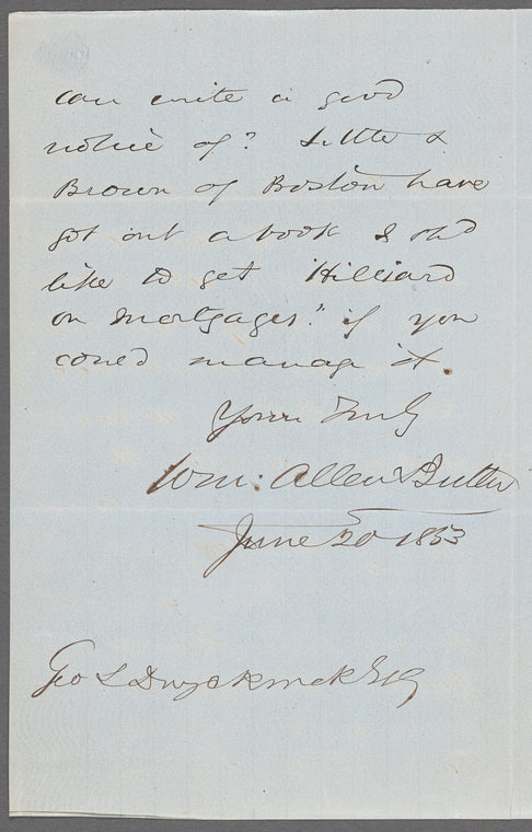 Letter to George L. Duyckinck