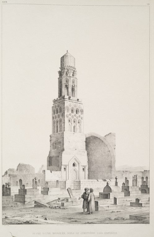 Ruine d'une mosquée dans le cimetière Saïd Enfisseh