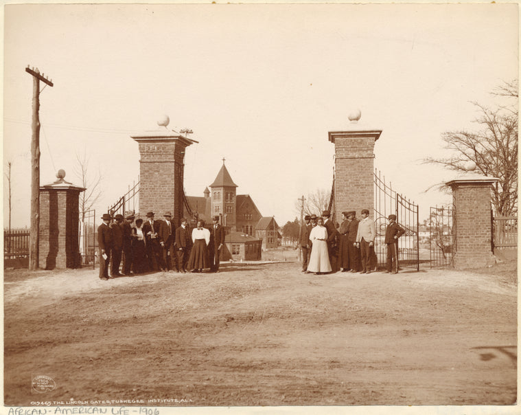 The Lincoln gate, Tuskegee Institute, Ala