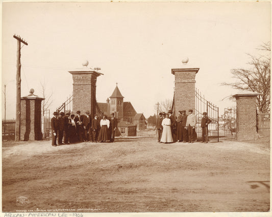 The Lincoln gate, Tuskegee Institute, Ala