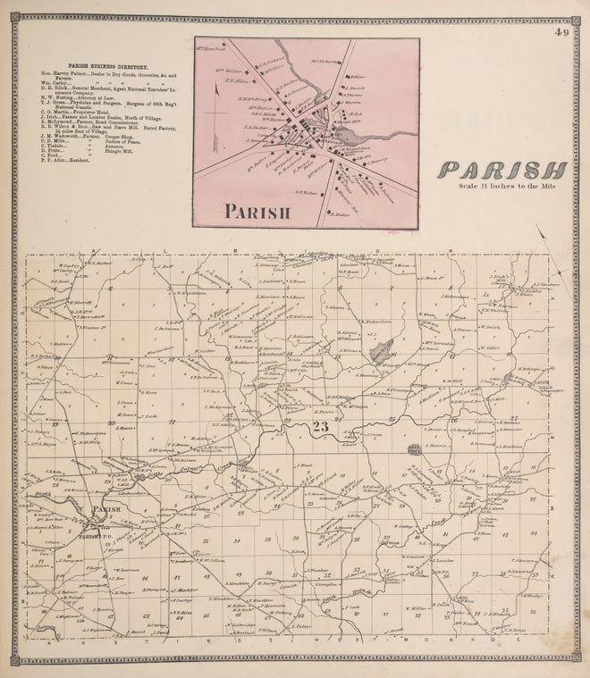 Parish Business Directory; Parish [Village]; Parish [Township]