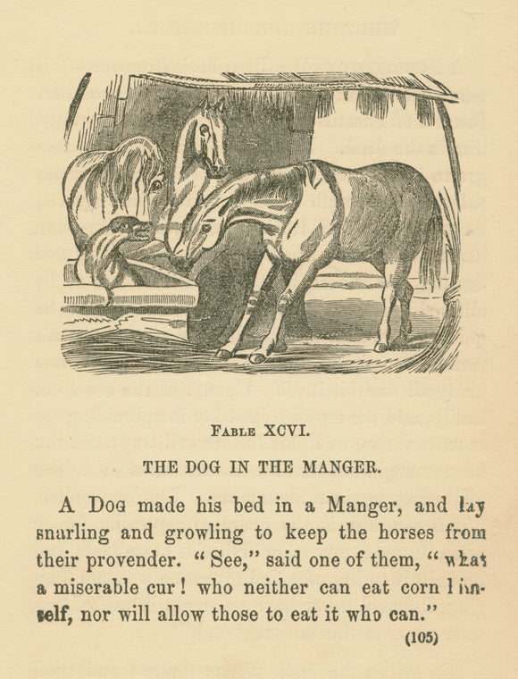 The dog in the manger.