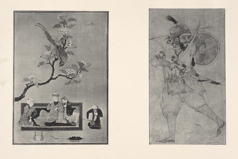 Federzeichnung; Miniatur.