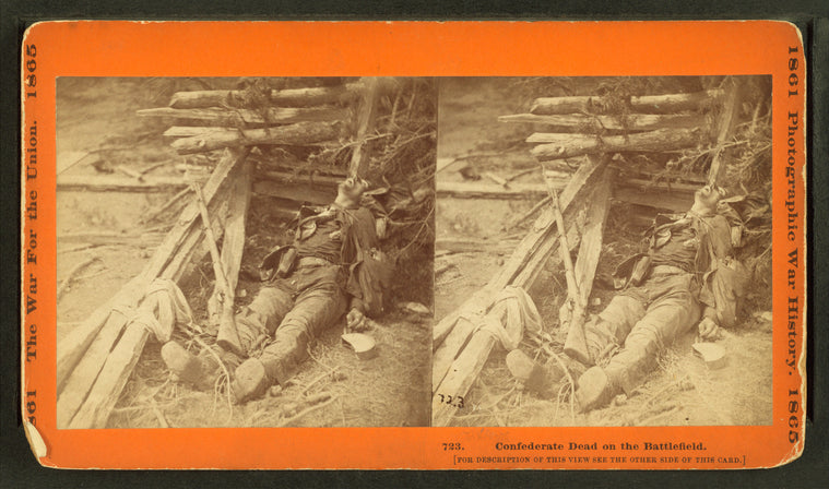 Confederate dead on the battlefield. [After Ewell's attack, Spottsylvania, May 12, 1864.]