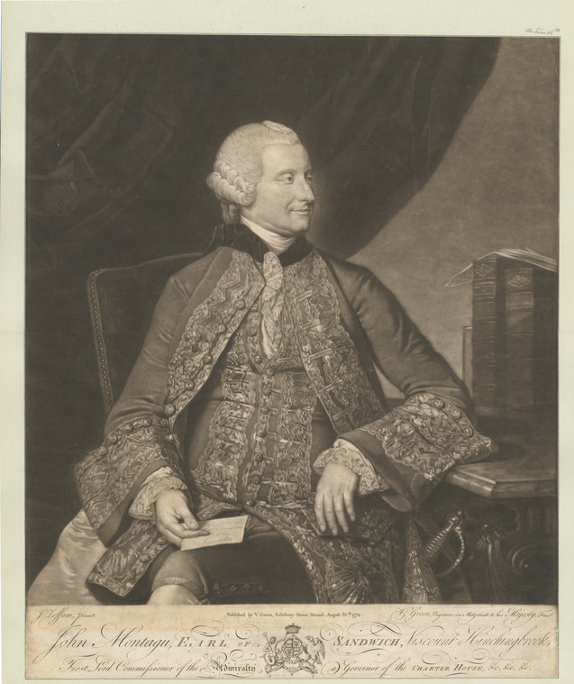 John Montagu, Earl of Sandwich, Viscount Hinchingbrook.