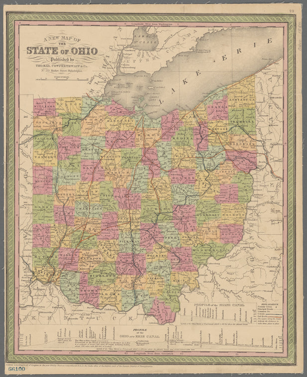 A new map of the state of Ohio