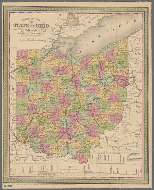 A new map of the state of Ohio