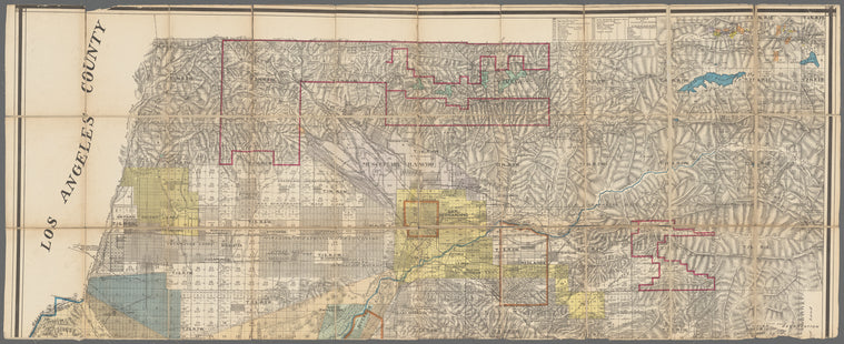 Official map of south-west portion of San Bernardino County (including San Bernardino & adjacent valleys.) California