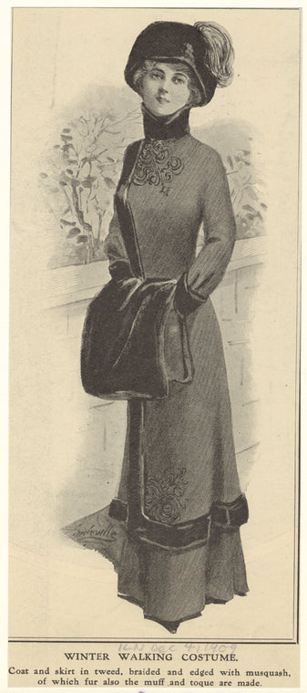 Winter clothing costume