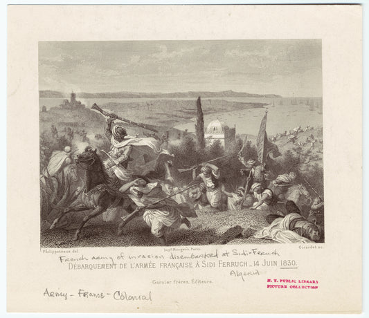 Débarquement de l'armée française à Sidi Ferruch, 14 juin 1830