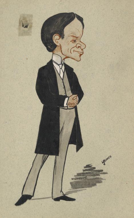 Caricature of unidentified actor