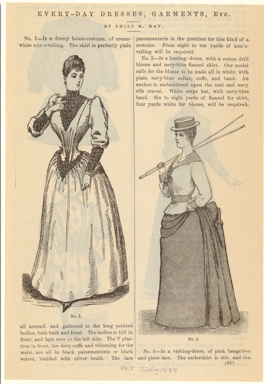Every-day dresses, garments, etc. / by Emily H. May