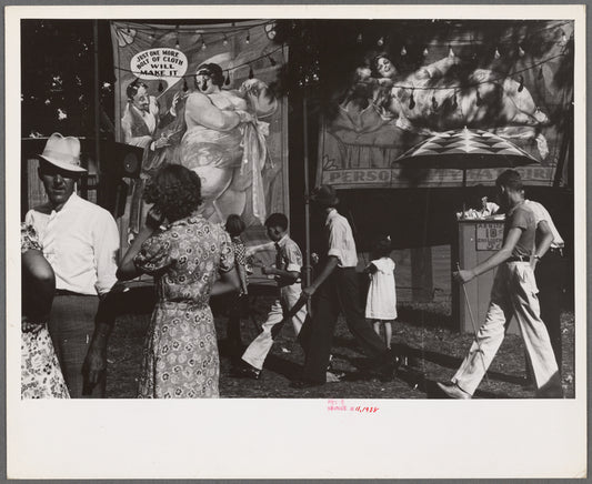 Sideshow, county fair, central Ohio