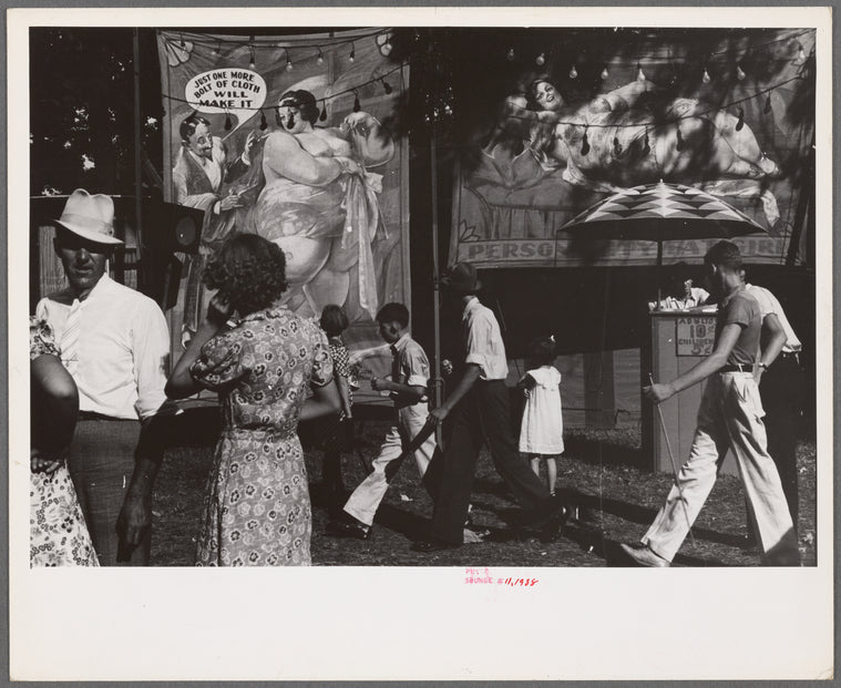 Sideshow, county fair, central Ohio