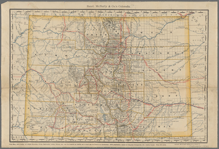 Rand, McNally & Co.'s Colorado