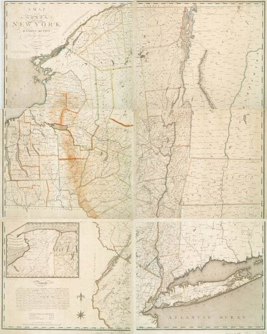 Map of the state of New York