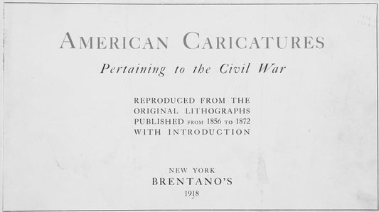 American caricatures pertaining to the Civil War