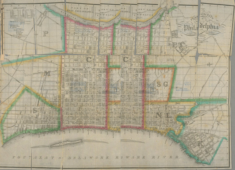 Plan of the city of Philadelphia