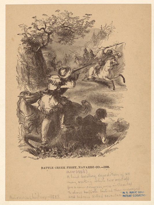Battle Creek fight, Navarro Co., 1838