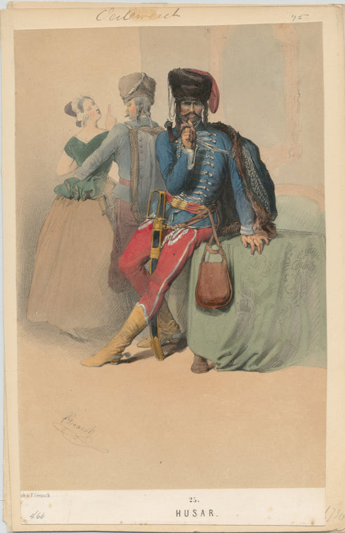 Husar, 1730