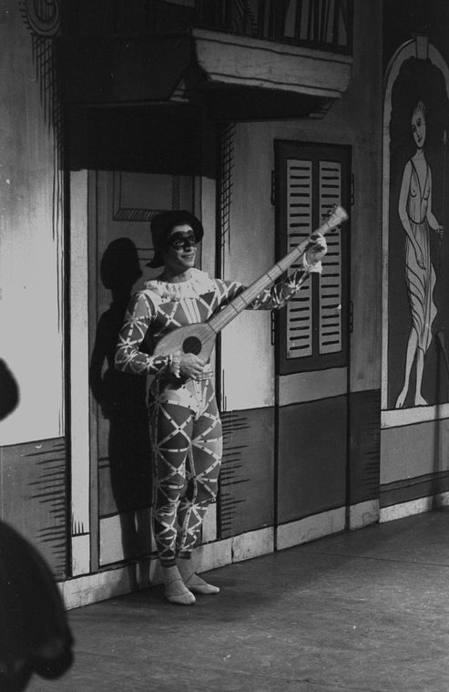New York City Ballet production of "Harlequinade" with Edward Villella, choreography by George Balanchine (New York)