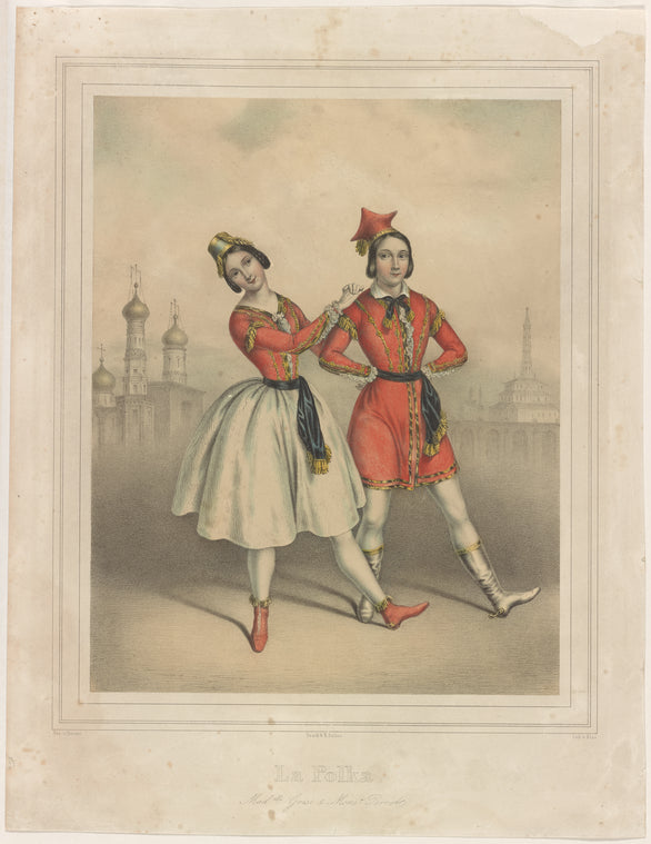 La polka. Madelle. Grisi & Monsr. Perrot