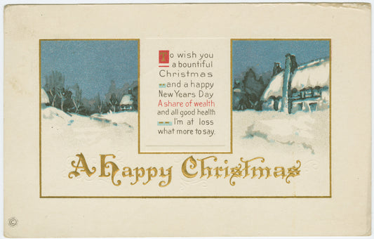A happy Christmas.
