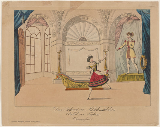 Das schweizer Milchmädchen, Ballet von Taglioni, Erkennungsscene