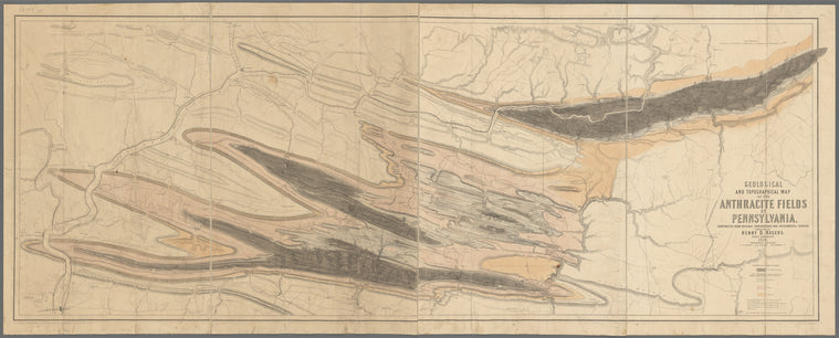 Geological and topographical map of the anthracite fields of Pennsylvania