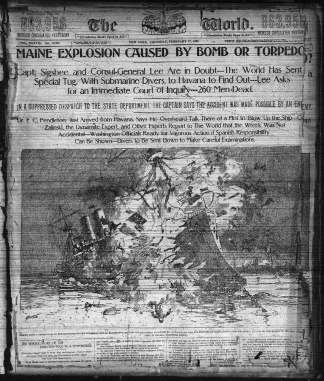 Maine Explosion Caused by Bomb or Torpedo?