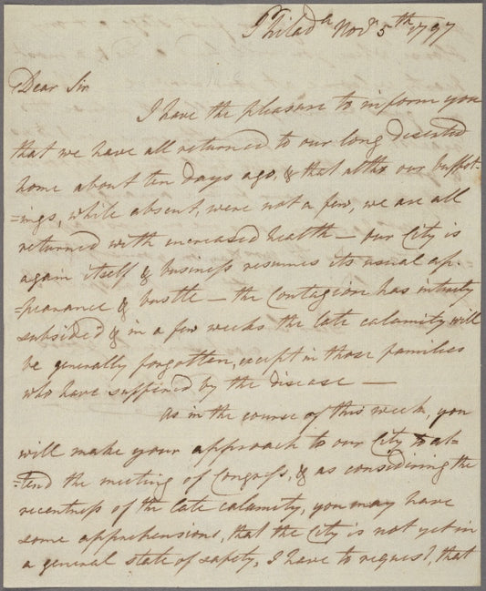 Letter to [Jonathan Dayton, Elizabethtown, N. J.]
