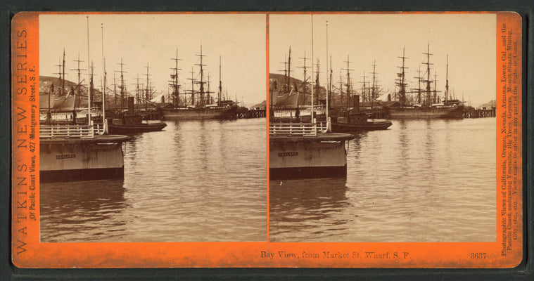 Bay view, from Market Street Wharf, S.F.