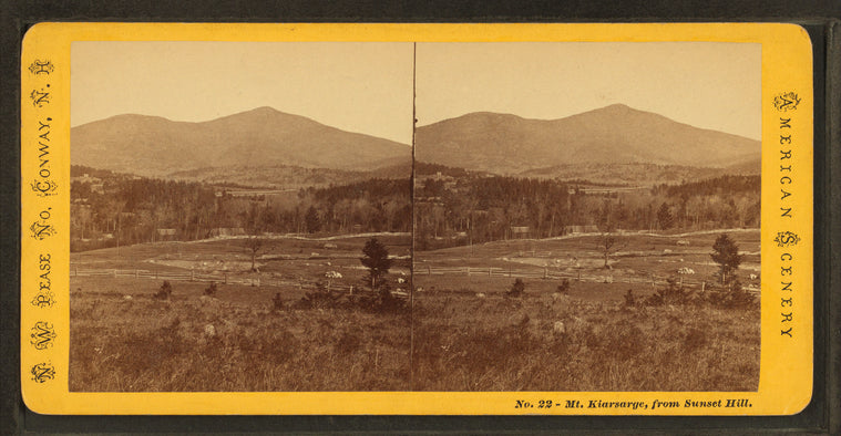 Mt. Kiarsarge, from Sunset Hill.
